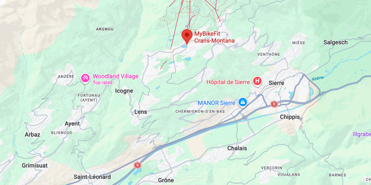 Une image de l'emplacement de MyBikeFit Gland sur Google Maps
